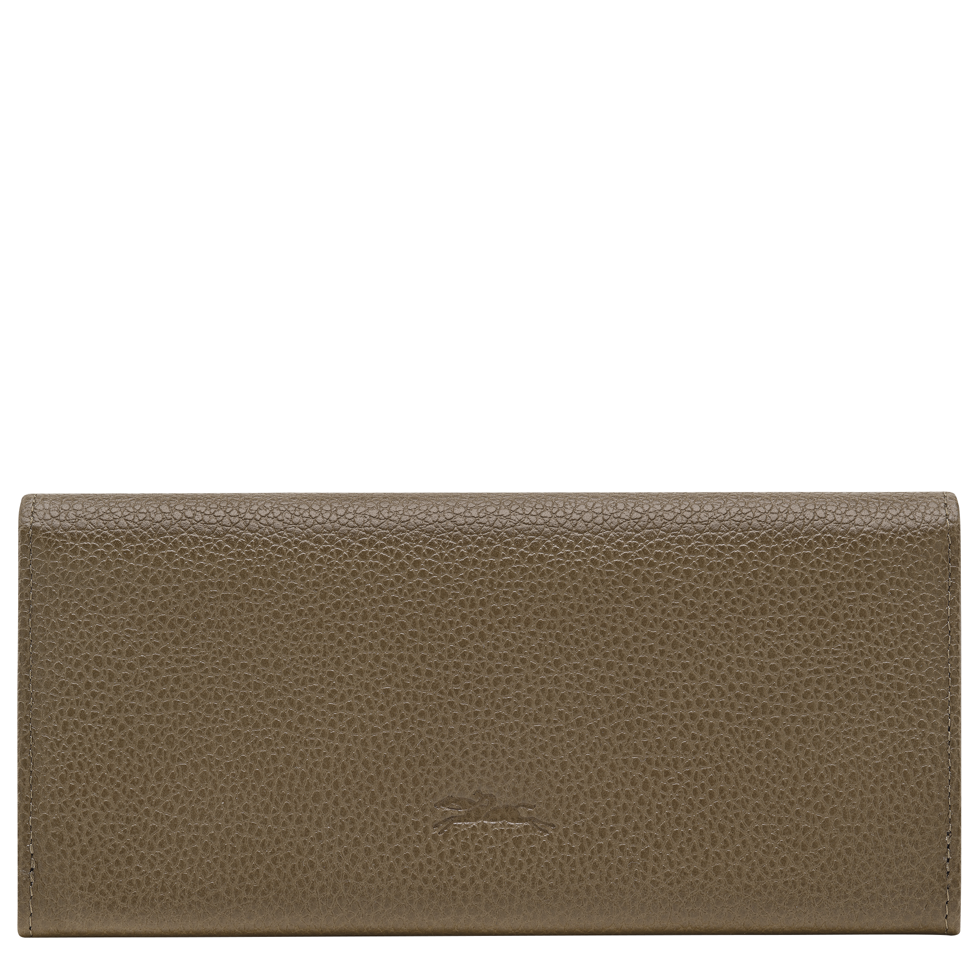 Portefeuille long continental en cuir fulonné