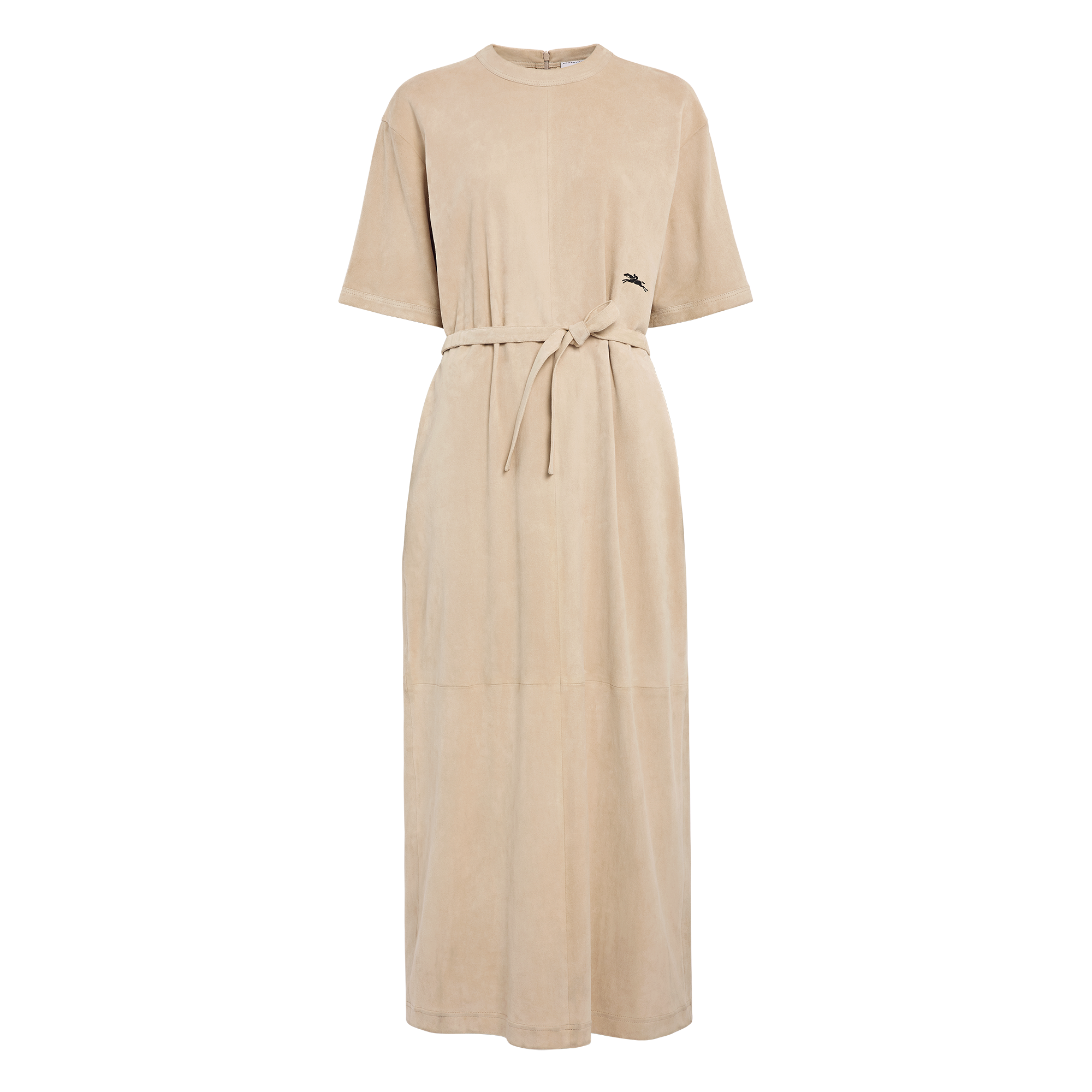 Robe longue en cuir