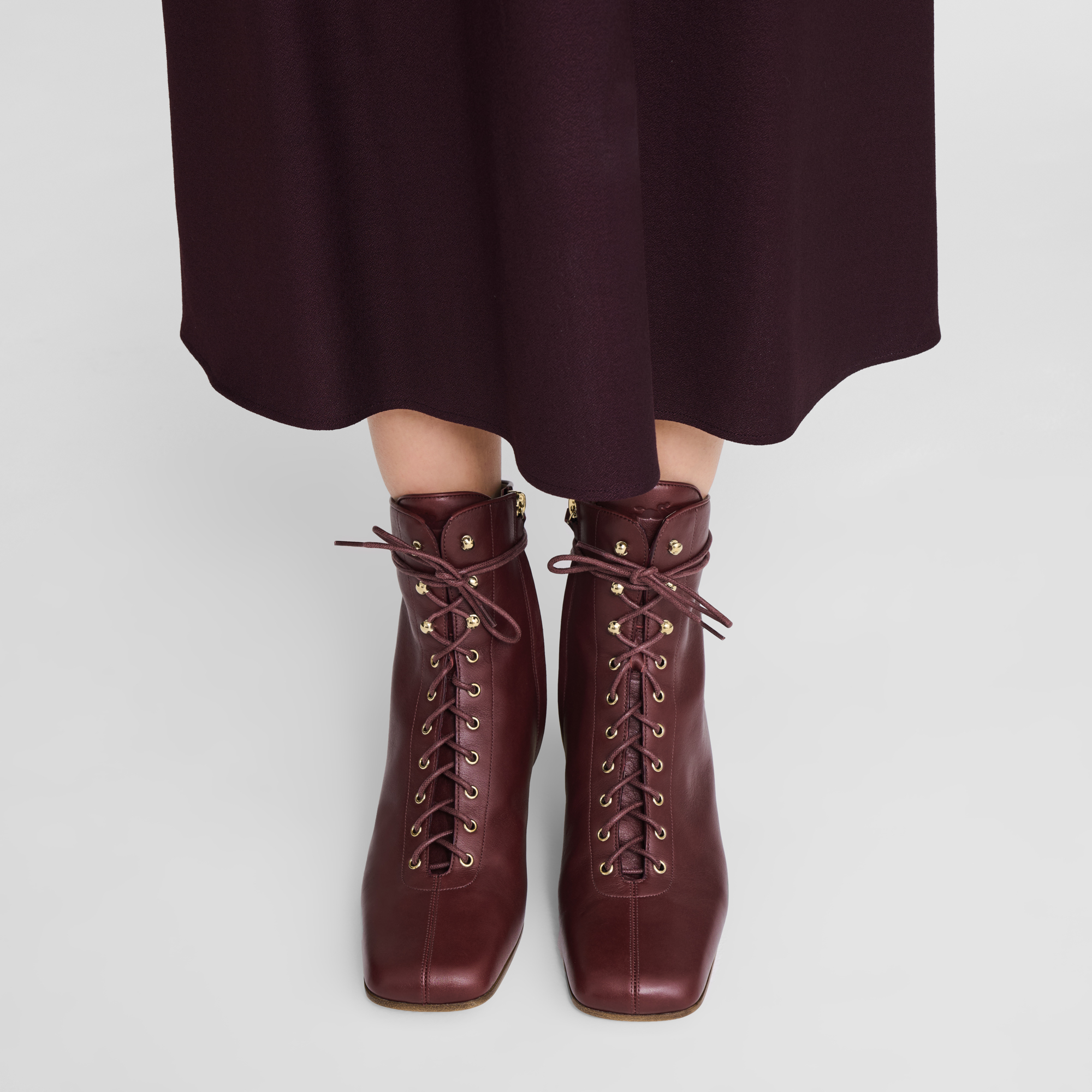 La Patineuse Bottes basses à talons aiguilles